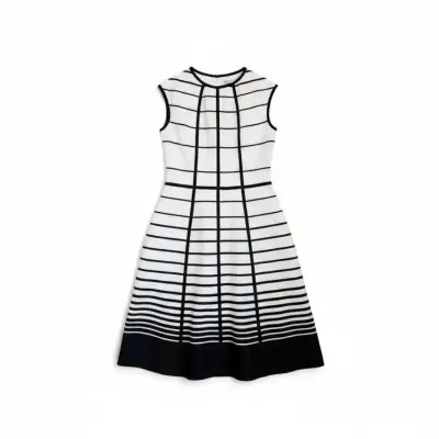 Vestido A-Línea Sandra Darren Talla L - miniatura 1