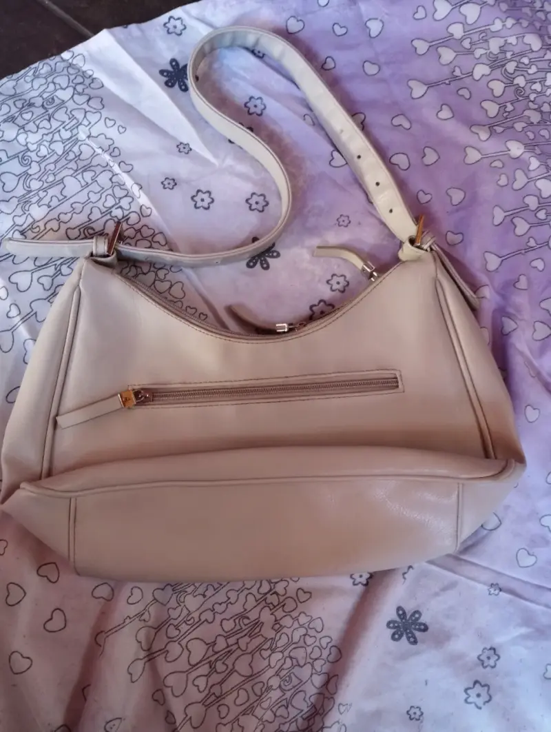 Cartera Hombro Saxoline Vintage Estilo Hobo Beige - 2