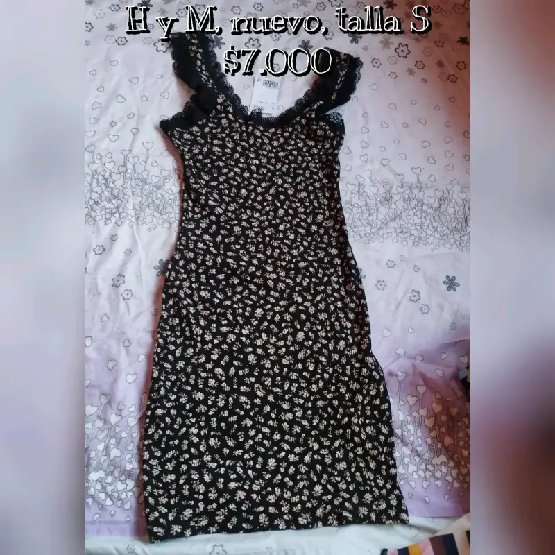 Vestido floral H&M nuevo talla S