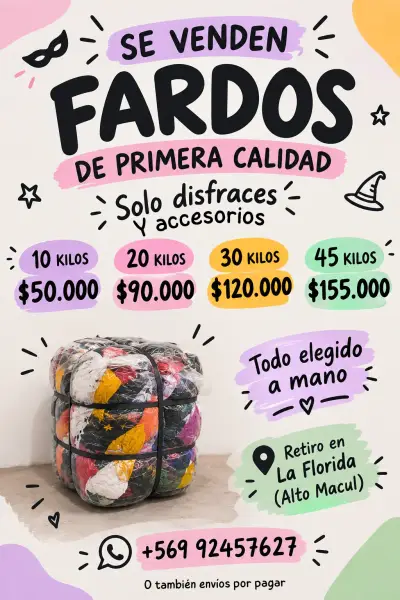 Fardos de disfraces de primera calidad 10 kg - miniatura 1