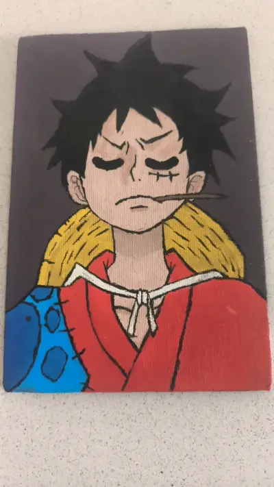 Set de Cuadros Decorativos Anime Pintados a Mano - miniatura 1