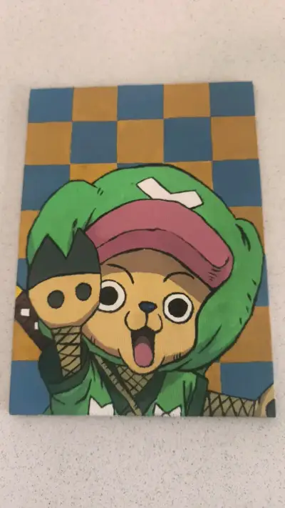 Set de Cuadros Decorativos Anime Pintados a Mano - miniatura 2