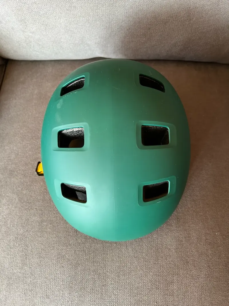 Casco de bicicleta verde Oxelo - 1