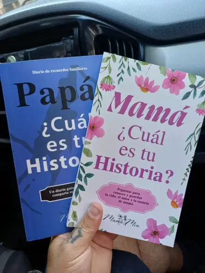 Libros de recuerdos familiares para mamá y papá - miniatura 1