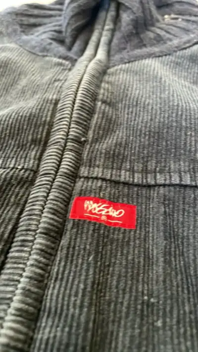 Chaqueta de pana azul marino - miniatura 2