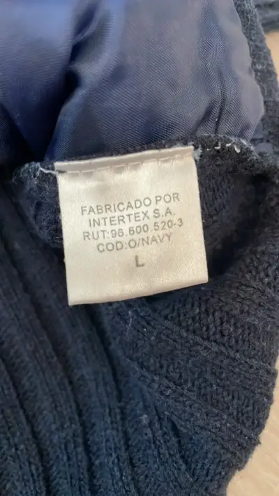 Chaqueta de pana azul marino - miniatura 4