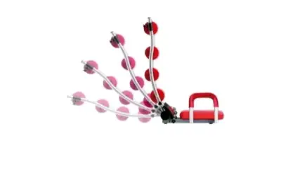 Máquina de ejercicios abdominales AB Roll plegable - miniatura 6