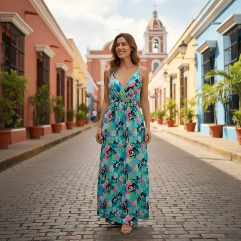 Vestido Maxi Karin & Alexander Talla S - 5