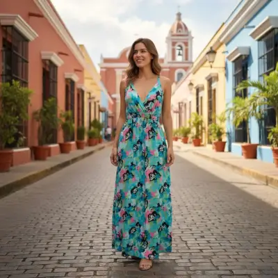 Vestido Maxi Karin & Alexander Talla S - miniatura 5
