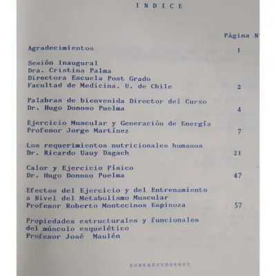 Libro Bases Bioenergéticas y Nutricionales de la Actividad Muscular - miniatura 2