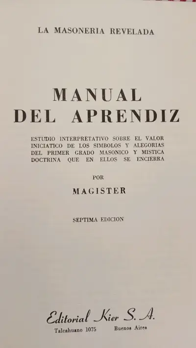 Manual del Aprendiz por Magister, Editorial Kier - miniatura 3