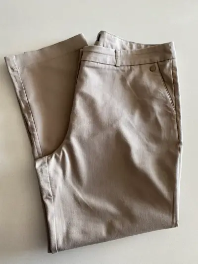 Pantalones beige casuales mujer - miniatura 1