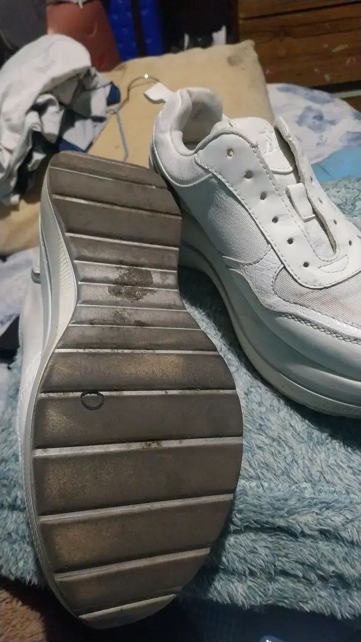 Zapatillas deportivas blancas de plataforma - 2