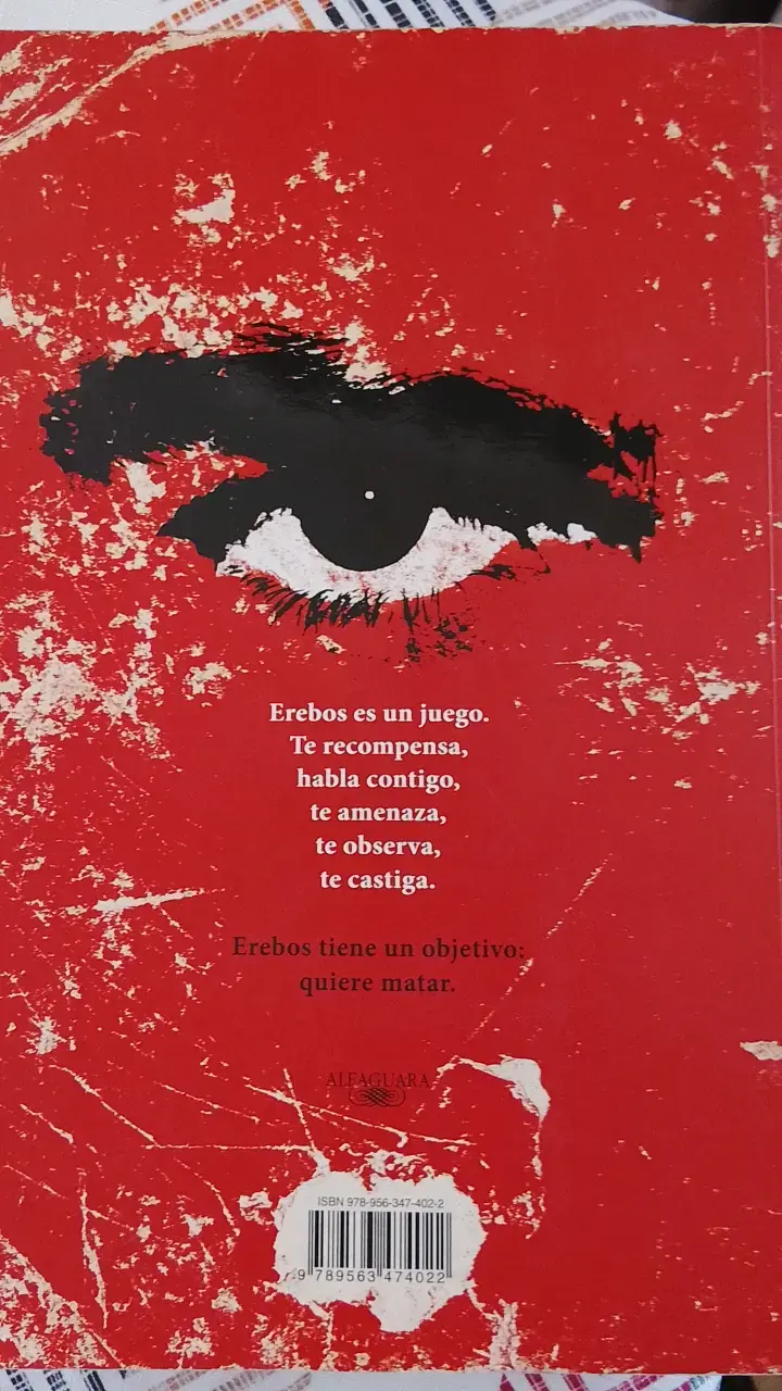 Libro Erebos de U. Poznanski en buen estado - 3