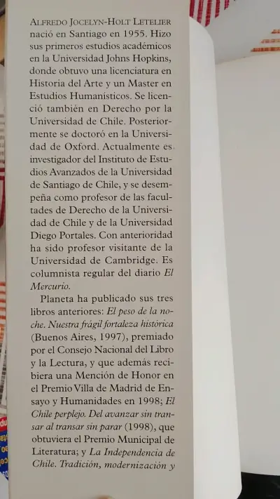 Libro Espejo Retrovisor de Alfredo Jocelyn-Holt - miniatura 2