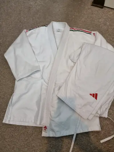 Kimono de Judo Adidas Contest Blanco - miniatura 1