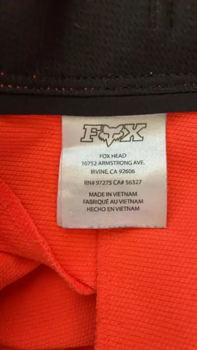 Shorts deportivos naranjas Fox para ciclismo - miniatura 6