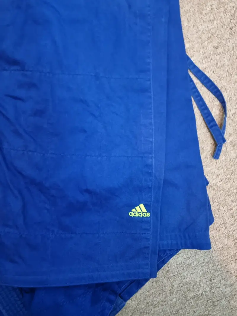 Kimono de Judo Azul Adidas Contest - 4