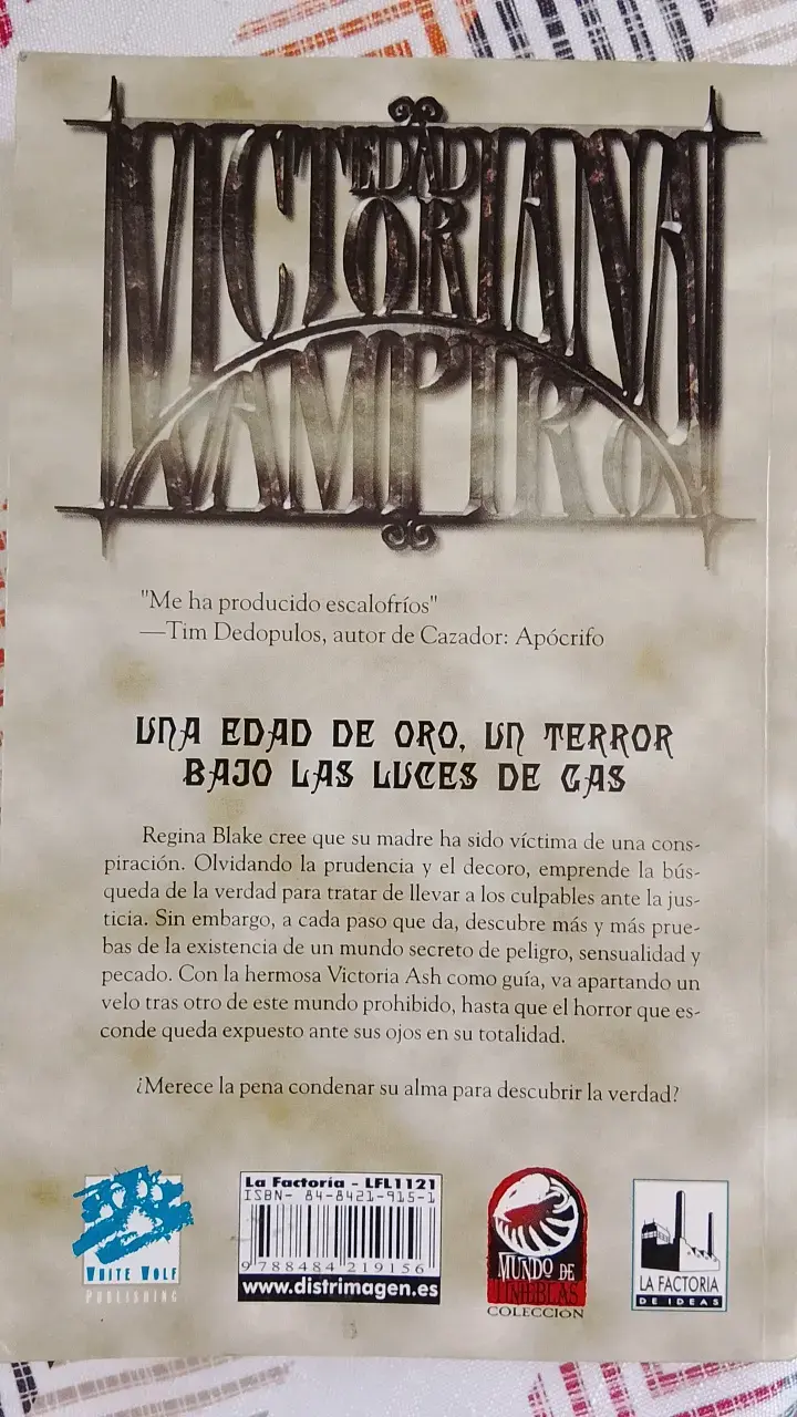 Libro Edad Victoriana Vampiro de Phillipe Boulle - 3