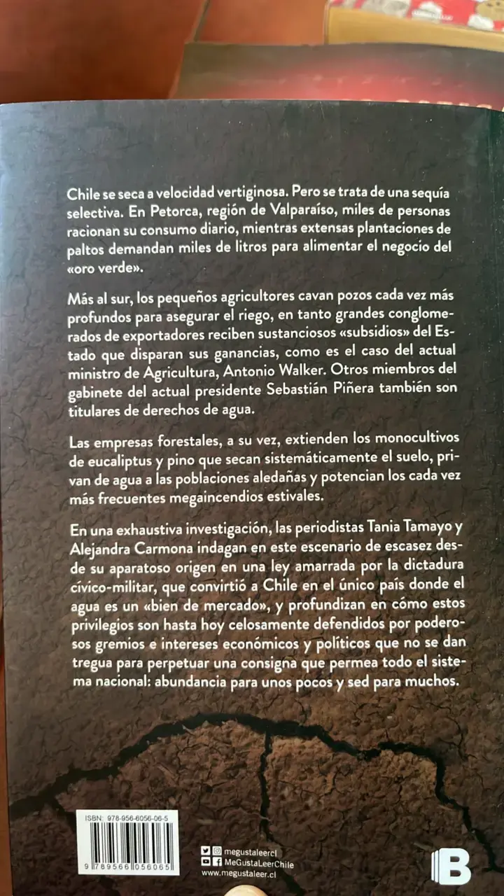 Libro 'El Negocio del Agua' de Tania Tamayo Grez y Alejandra Carmona López - 2