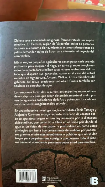 Libro 'El Negocio del Agua' de Tania Tamayo Grez y Alejandra Carmona López - miniatura 2