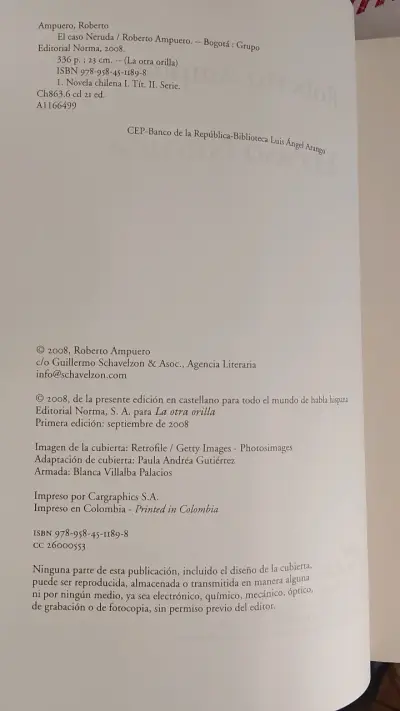 Libro El Caso Neruda de Roberto Ampuero - miniatura 3