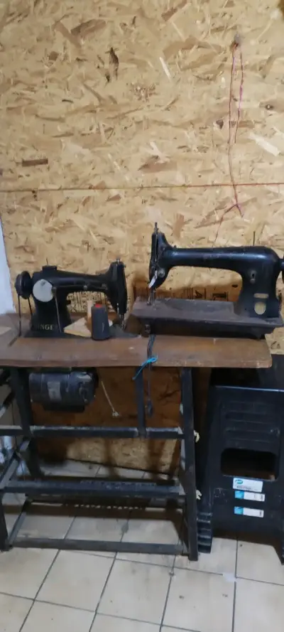 Máquina de Coser Industrial Singer Antigua - miniatura 1