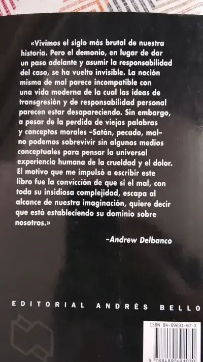 Libro 'La Muerte de Satán' de Andrew Delbanco - miniatura 3