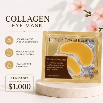 Mascarilla de Colágeno para Ojos 3 Unidades - miniatura 1