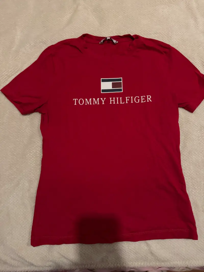 Polera roja Tommy Hilfiger Mujer
