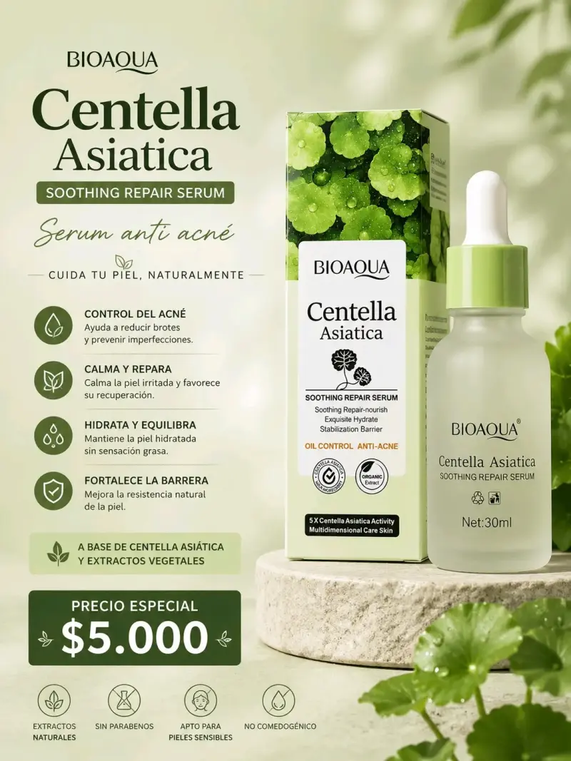 Serum Anti Acné Bioaqua Centella Asiatica 30ml