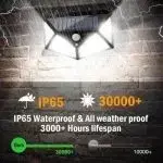 Luz Solar LED 100 Luces para Exterior - 3