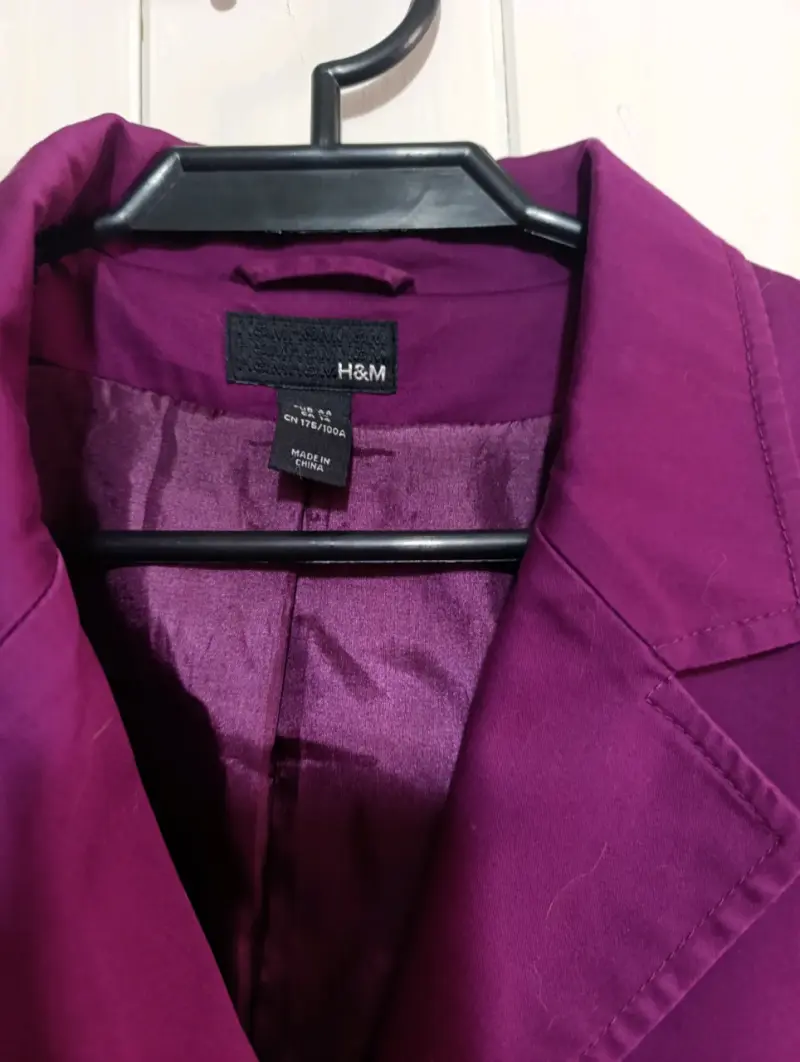 Blazer morado para mujer H&M elegante - 2