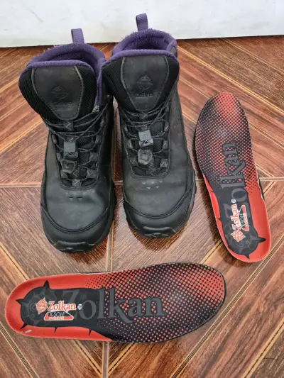 Zapatillas de trekking Zolkan negras - miniatura 1
