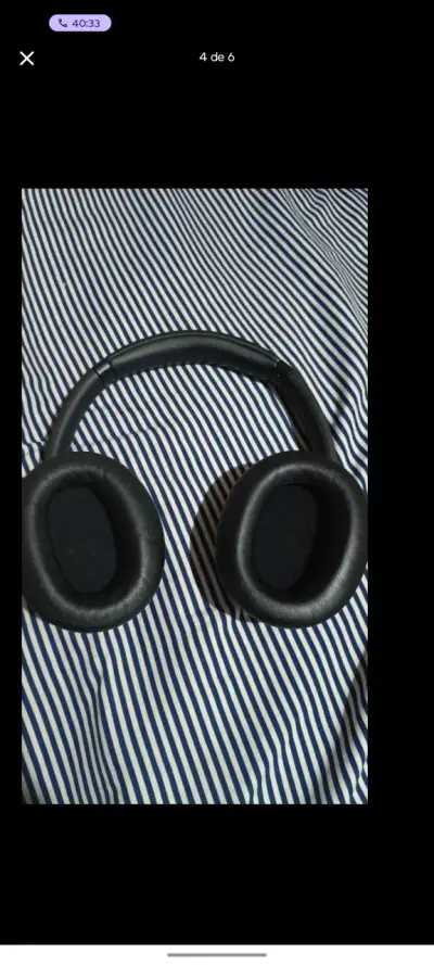 Audífonos inalámbricos Sony negros - miniatura 4