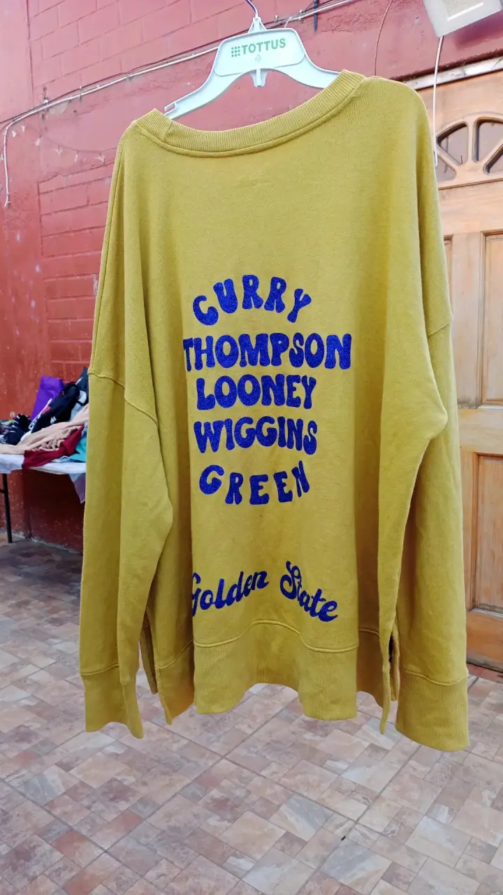 Polerón amarillo estilo Golden State Warriors - 5