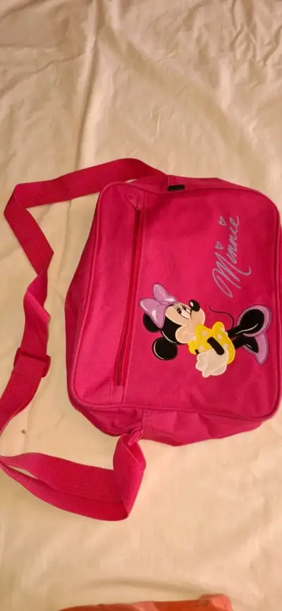 Bolso bandolera Minnie Mouse rosa para niñas - miniatura 1