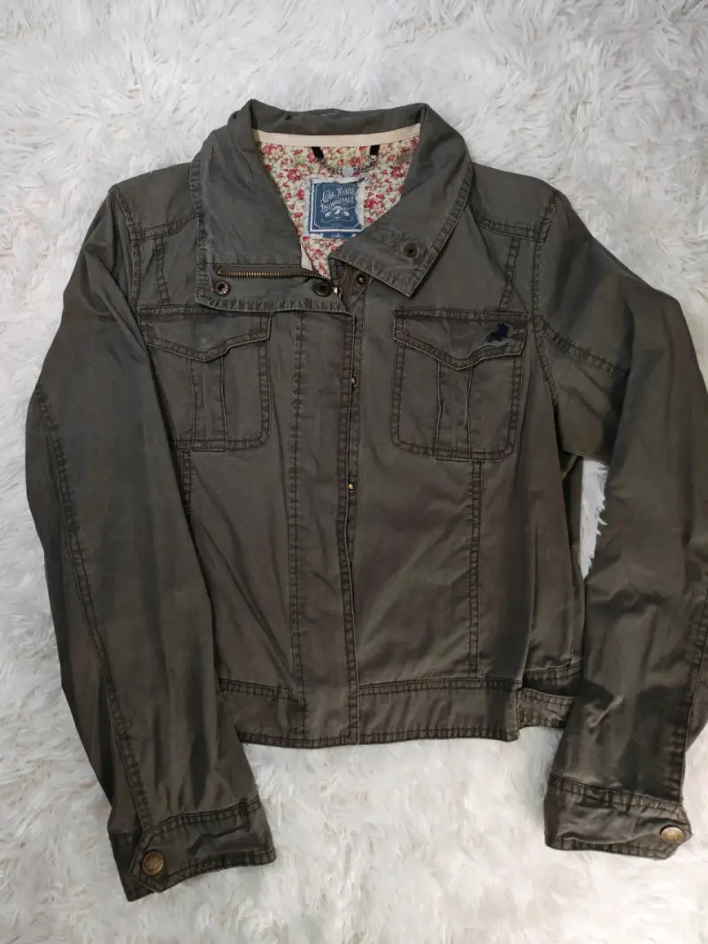 Chaqueta de mezclilla negra Americanino talla S - 3
