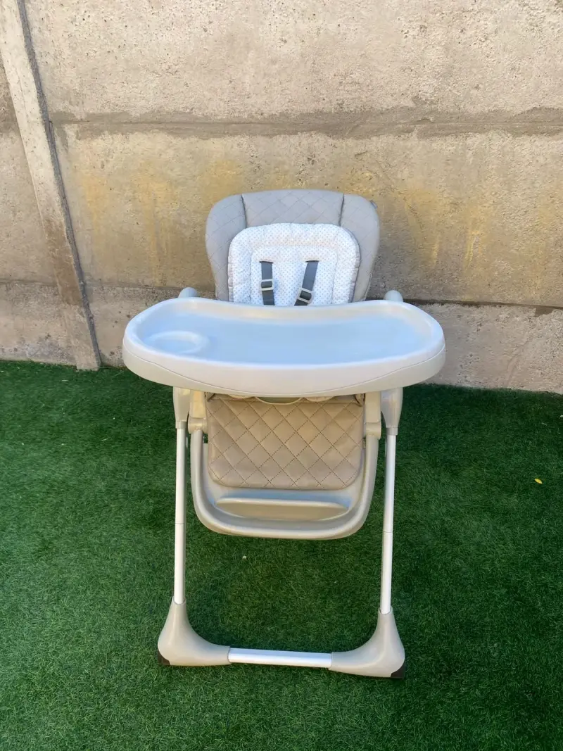 Silla de comer para bebé plegable y ajustable - 6