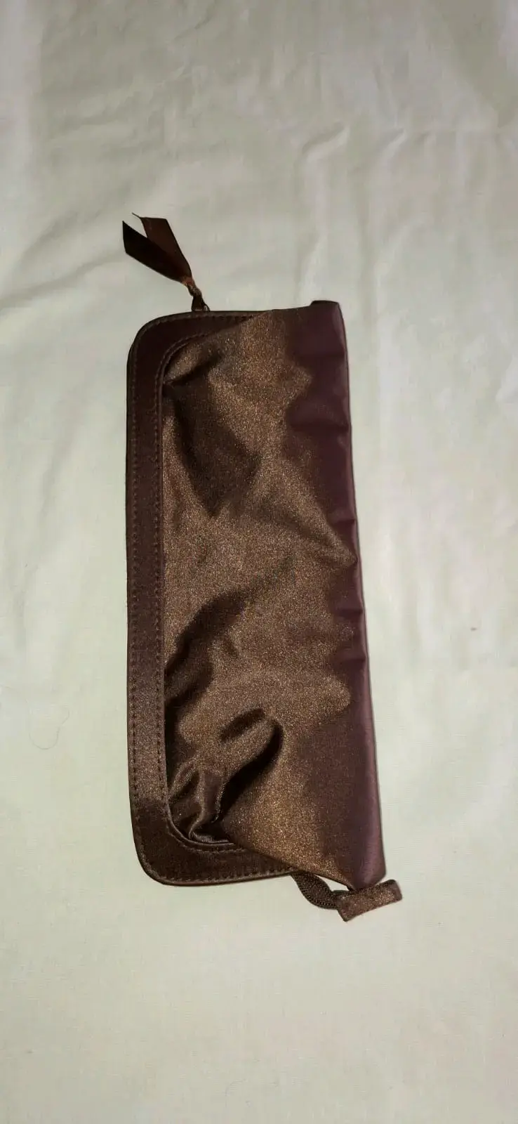 Bolso de fiesta bordado floral marrón - 2