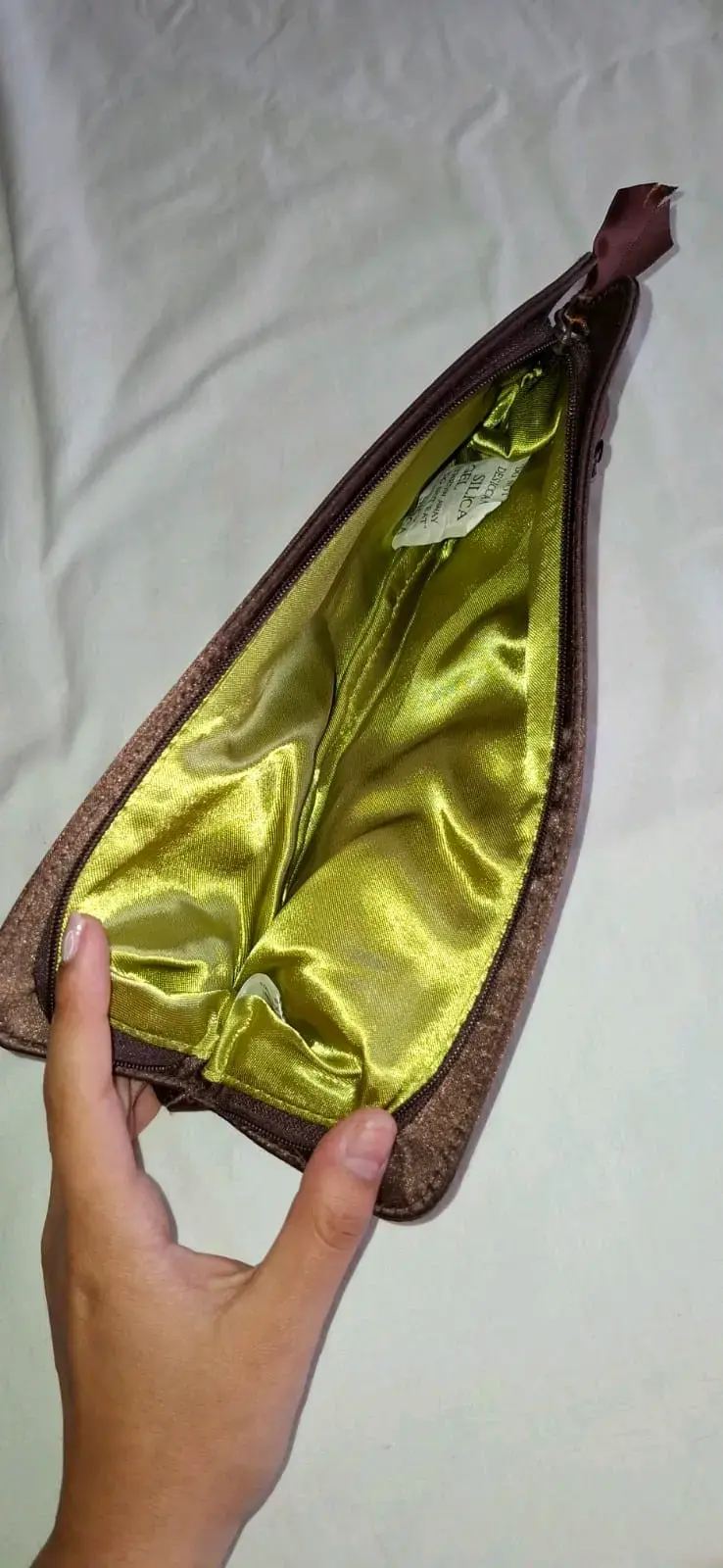 Bolso de fiesta bordado floral marrón - 3