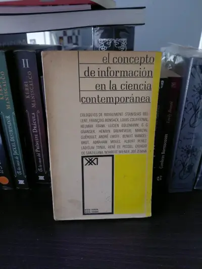 Libro 'El Concepto de Información en la Ciencia Contemporánea' - miniatura 1