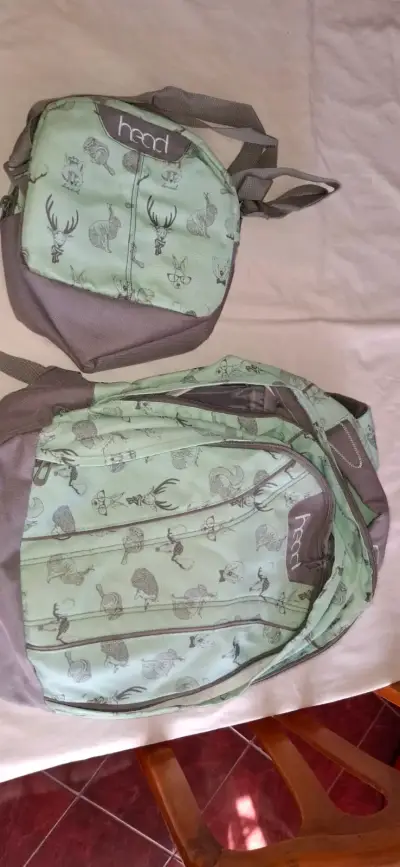 Mochila y lonchera Head con diseño animal - miniatura 1