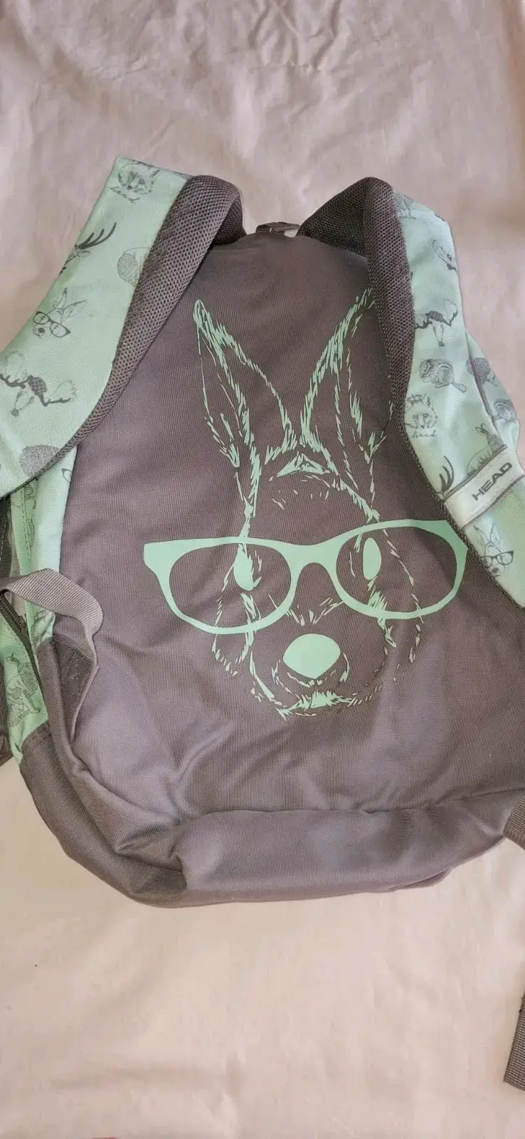 Mochila y lonchera Head con diseño animal - 2