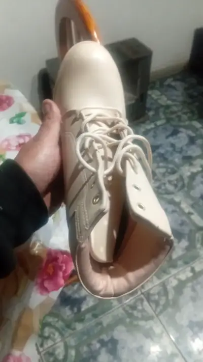 Botines de tacón beige para mujer talla 36 - miniatura 3
