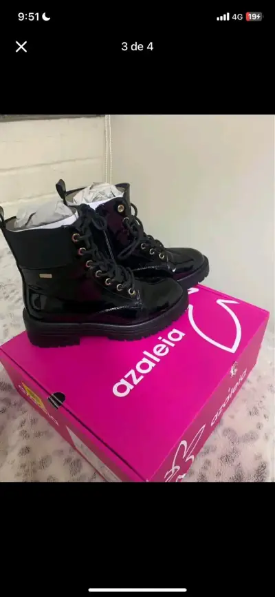 Botines negros Azaleia Novara para mujer - miniatura 1