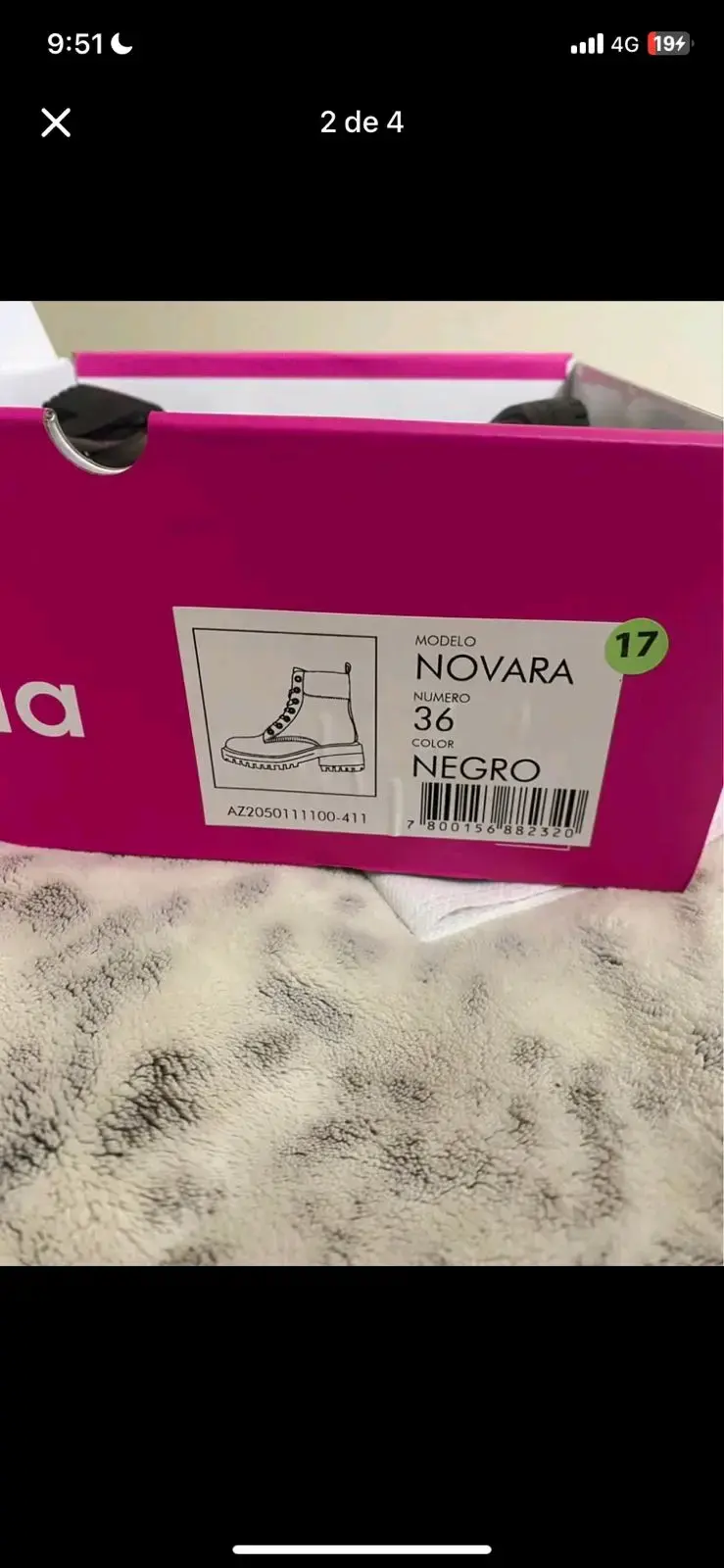 Botines negros Azaleia Novara para mujer - 2
