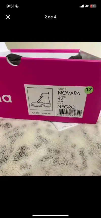 Botines negros Azaleia Novara para mujer - miniatura 2