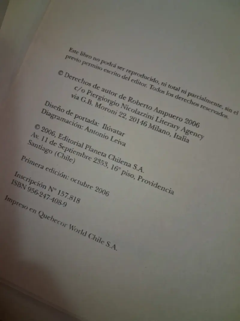 Libro 'Pasiones Griegas' de Roberto Ampuero - 6