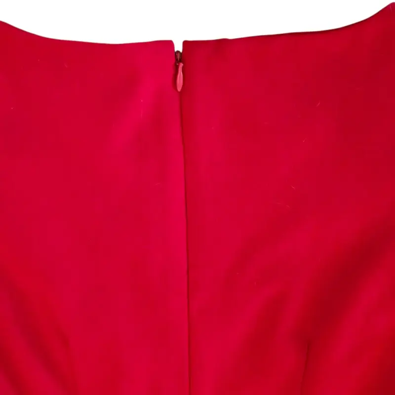 Vestido Formal Rojo Calvin Klein Talla XS - 4